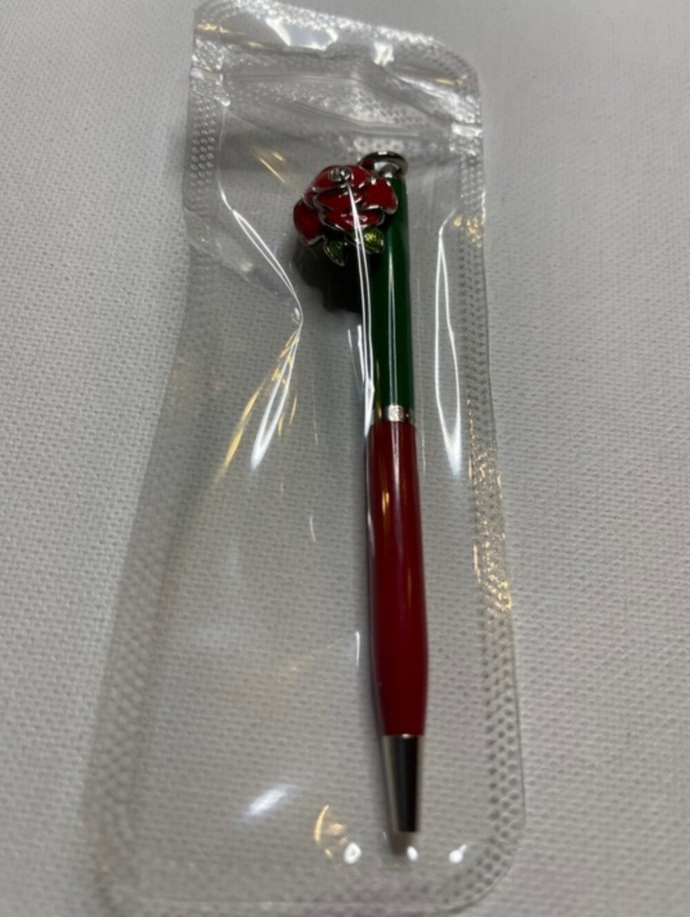 Coach Red & Green W/Rose Charm & Pen - Picture 6 of 6